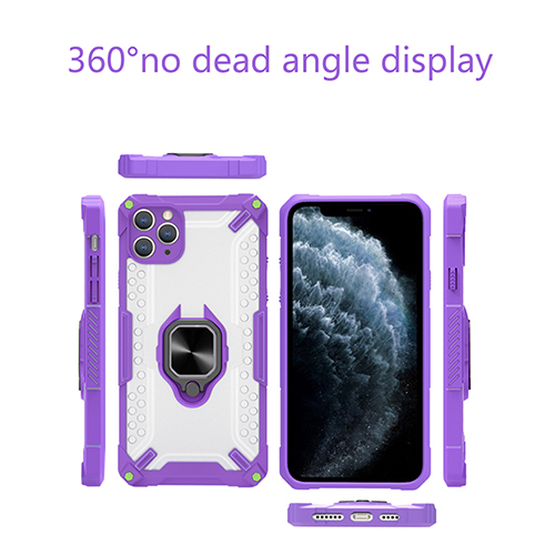 Poŝtelefono Kovrilo Kun Turnanta Tenilo Kickstand